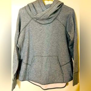 Grey Lululemon hooded sweatshirt